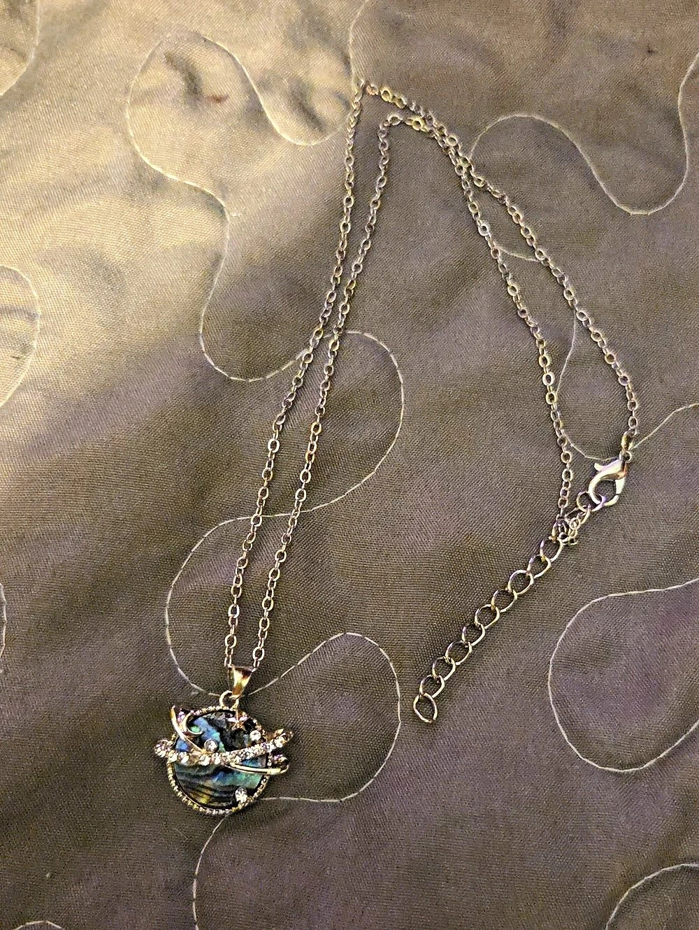 Blue Pendant Necklace